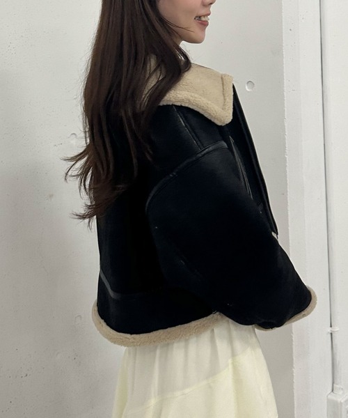 ムートンライダースジャケット／（ムートンコート）｜archives