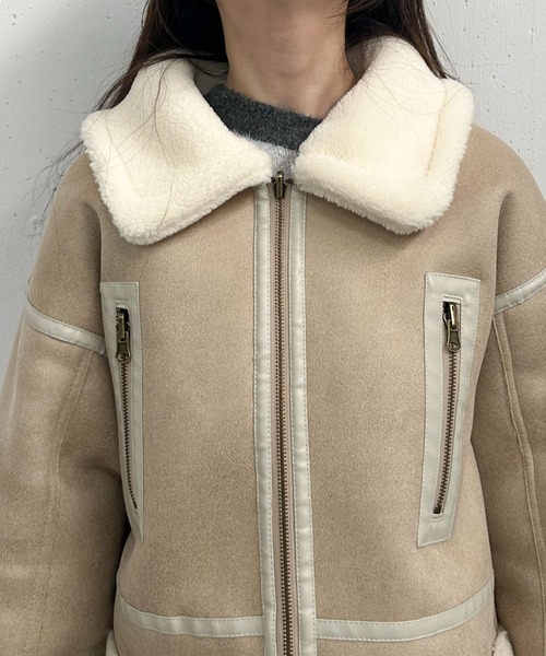 ムートンライダースジャケット／（ムートンコート）｜archives