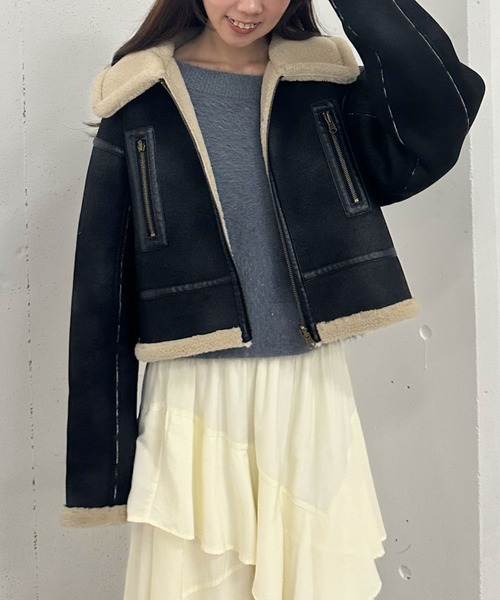 ライダースジャケット ムートンコート ムートンライダースジャケット／（ムートンコート）｜archives