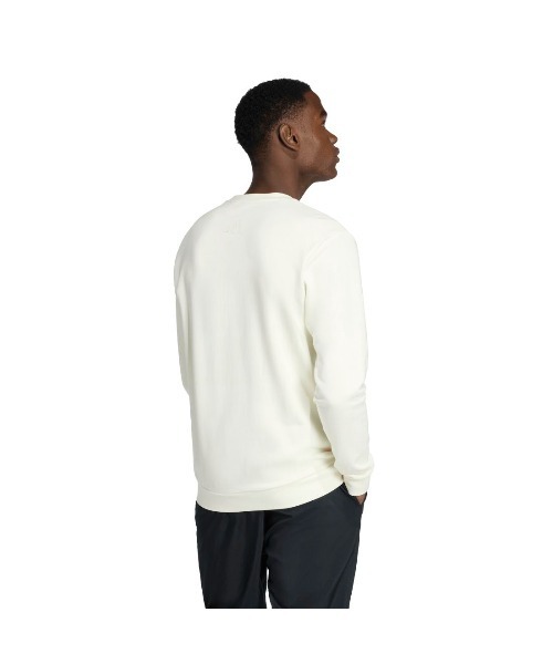 adidas(アディダス)の「【別注】アディダス adidas ドッグ サッカー パッチポケット グラフィック スウェットシャツ 限定コラボ(スウェット・メンズ・ネイビー/オフホワイト/グレー・S/M/L/LL/3L)」の4枚目の写真