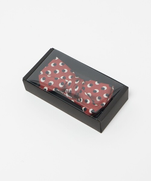 UNITED ARROWS（ユナイテッドアローズ）の「サークルプリント ボウタイ（蝶ネクタイ・メンズ・レッド/ネイビー・FREE）」の8枚目の写真