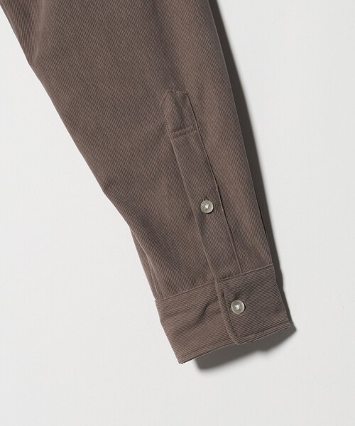 A DAY IN THE LIFE UNITED ARROWS(アデイインザライフユナイテッドアローズ)の「コーデュロイ リラックスシャツ<A DAY IN THE LIFE>(シャツ/ブラウス・メンズ・ネイビー/オフホワイト/モカ・M/L/S)」の6枚目の写真