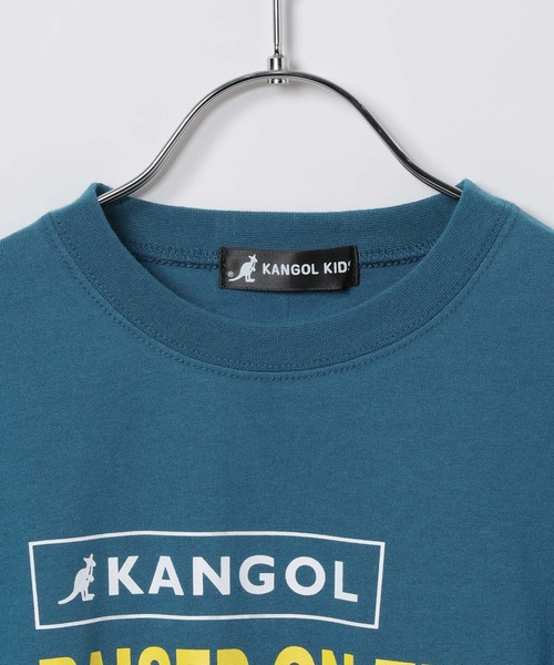 KANGOL(カンゴール)の「【KANGOL(カンゴール)】別注プリントロンT(KIDS)(Tシャツ/カットソー・キッズ・ブルー/アイボリー/ブラック・160cm/120cm/130cm/140cm/150cm)」の9枚目の写真