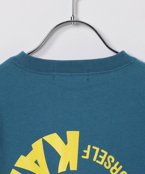KANGOL(カンゴール)の「【KANGOL(カンゴール)】別注プリントロンT(KIDS)(Tシャツ/カットソー・キッズ・ブルー/アイボリー/ブラック・160cm/120cm/130cm/140cm/150cm)」の12枚目の写真