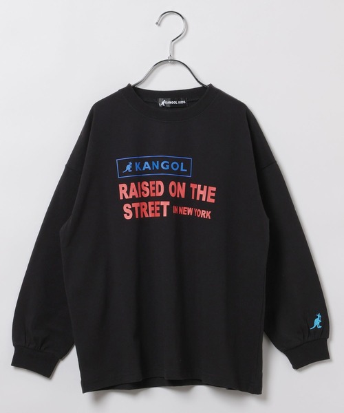 KANGOL(カンゴール)の「【KANGOL(カンゴール)】別注プリントロンT(KIDS)(Tシャツ/カットソー・キッズ・ブルー/アイボリー/ブラック・160cm/120cm/130cm/140cm/150cm)」の13枚目の写真