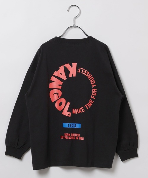 KANGOL(カンゴール)の「【KANGOL(カンゴール)】別注プリントロンT(KIDS)(Tシャツ/カットソー・キッズ・ブルー/アイボリー/ブラック・160cm/120cm/130cm/140cm/150cm)」の14枚目の写真