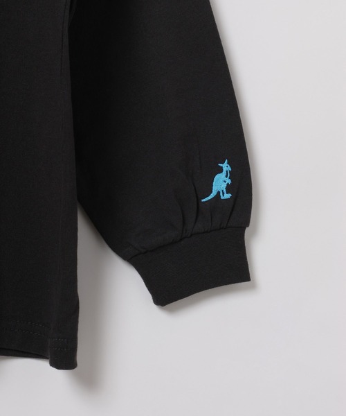 KANGOL(カンゴール)の「【KANGOL(カンゴール)】別注プリントロンT(KIDS)(Tシャツ/カットソー・キッズ・ブルー/アイボリー/ブラック・160cm/120cm/130cm/140cm/150cm)」の16枚目の写真