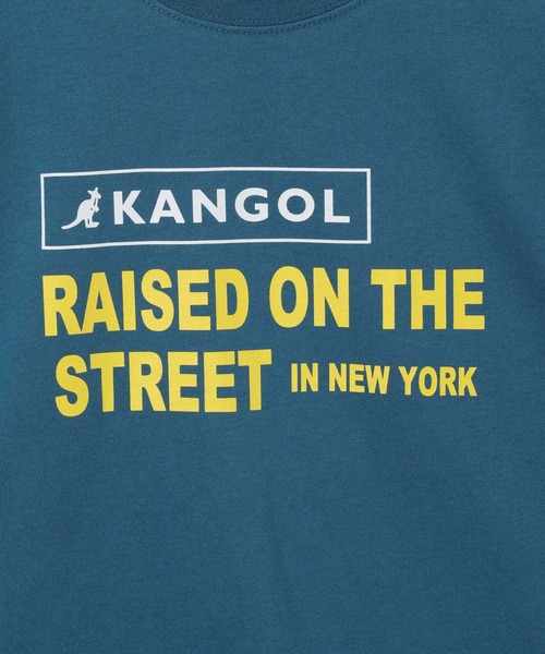 KANGOL(カンゴール)の「【KANGOL(カンゴール)】別注プリントロンT(KIDS)(Tシャツ/カットソー・キッズ・ブルー/アイボリー/ブラック・160cm/120cm/130cm/140cm/150cm)」の18枚目の写真