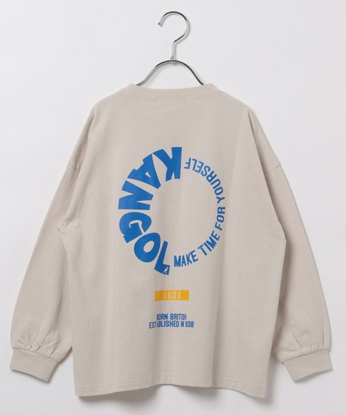 KANGOL(カンゴール)の「【KANGOL(カンゴール)】別注プリントロンT(KIDS)(Tシャツ/カットソー・キッズ・ブルー/アイボリー/ブラック・160cm/120cm/130cm/140cm/150cm)」の21枚目の写真