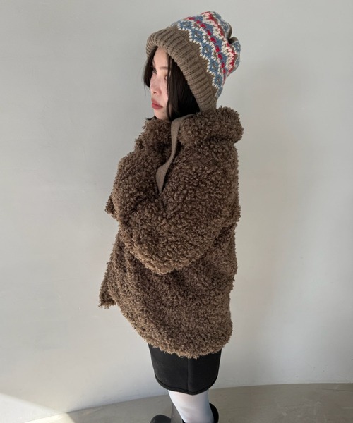 SANSeLF（サンセルフ）の「【SANSeLF】 ビッグシルエットボア