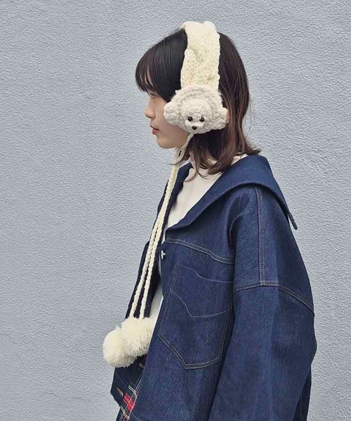 セール】イヌニットイヤマフ（イヤーマフ）｜Bleu Bleuet（ブルー