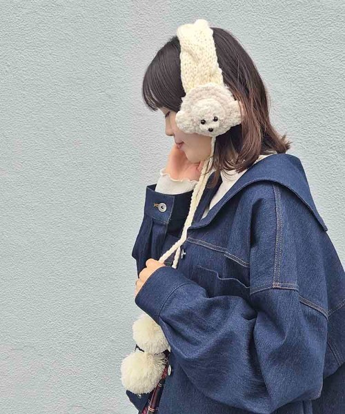 イヌニットイヤマフ（イヤーマフ）｜Bleu Bleuet（ブルーブルーエ）の