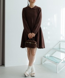 flower | ポロミニワンピース(ワンピース)