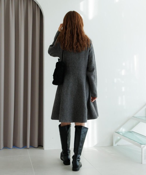 flower（フラワー）の「ポロミニワンピース（ワンピース・レディース・ブラウン・FREE）」の4枚目の写真