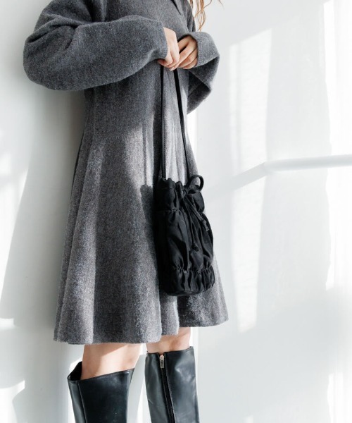 flower（フラワー）の「ポロミニワンピース（ワンピース・レディース・ブラウン・FREE）」の5枚目の写真