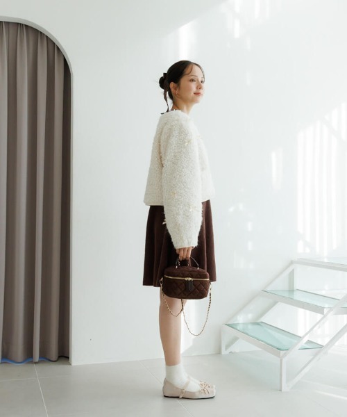 flower（フラワー）の「ポロミニワンピース（ワンピース・レディース・ブラウン・FREE）」の14枚目の写真