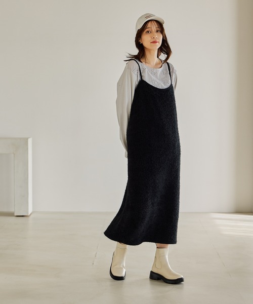 studio CLIP（スタディオクリップ）の「シャギー起毛キャミソール