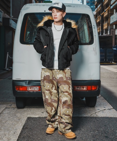 improves(インプローブス)の「N-2B フライトジャケット(ミリタリージャケット・メンズ・カーキ/ブラック・MEDIUM/LARGE/X-LARGE)」の6枚目の写真