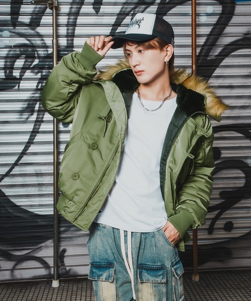 【Schott】ショットN-2B中綿フライトジャケットミリタリージャケット深緑 セール】N-2B フライトジャケット（ミリタリージャケット）｜improves