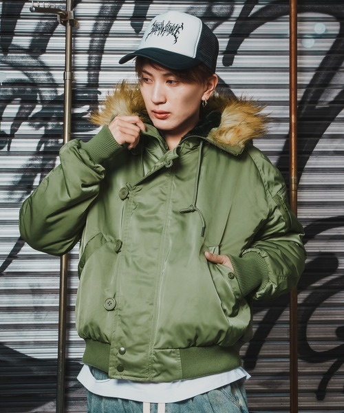 セール】N-2B フライトジャケット（ミリタリージャケット）｜improves