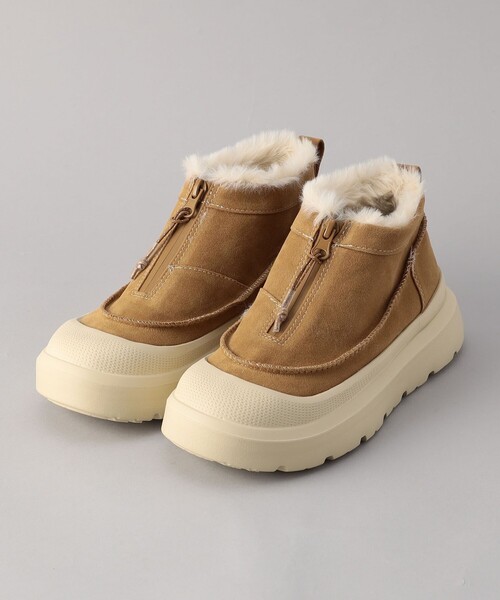 coen（コーエン）の「【PARKNIK（パークニック）】TOECAPムートンライクジップショートブーツ（23.5cm/24.5cm）（スニーカー・レディース・ブラック/ベージュ・23.5cm/24.5cm）」の10枚目の写真