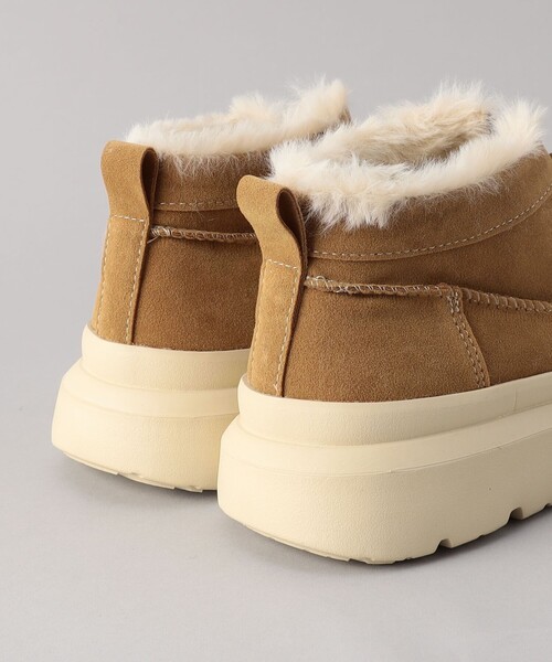 coen（コーエン）の「【PARKNIK（パークニック）】TOECAPムートンライクジップショートブーツ（23.5cm/24.5cm）（スニーカー・レディース・ブラック/ベージュ・23.5cm/24.5cm）」の15枚目の写真