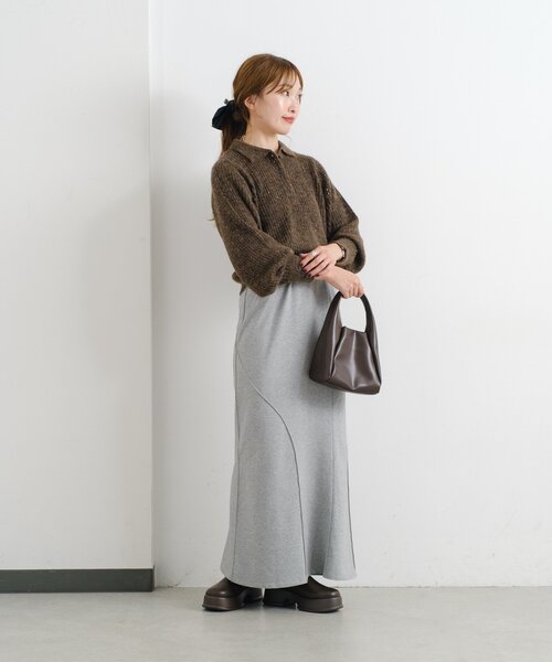 Kastane（カスタネ）の「【一部店舗限定】B スパンコールニットポロ（ニット/セーター・レディース・ブルー/アイボリー/ブラウン/ミント・FREE）」の21枚目の写真