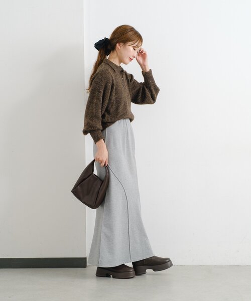 Kastane（カスタネ）の「【一部店舗限定】B スパンコールニットポロ（ニット/セーター・レディース・ブルー/アイボリー/ブラウン/ミント・FREE）」の22枚目の写真