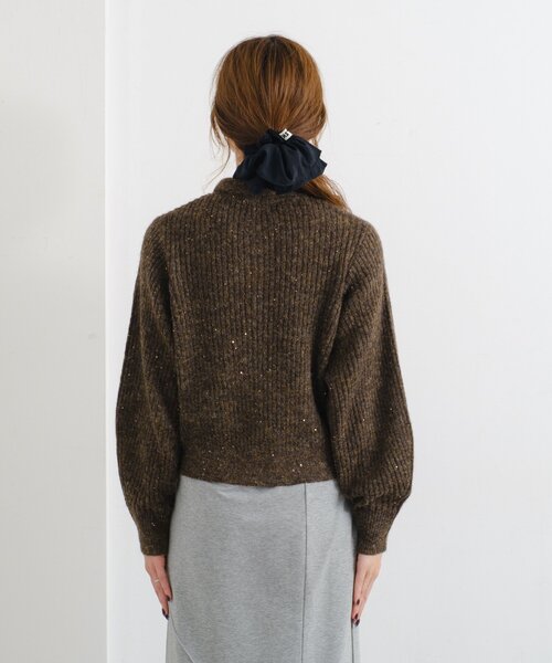 Kastane（カスタネ）の「【一部店舗限定】B スパンコールニットポロ（ニット/セーター・レディース・ブルー/アイボリー/ブラウン/ミント・FREE）」の15枚目の写真