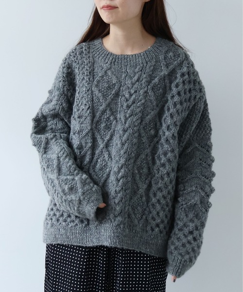 yuni ネパールニット プルオーバー ネパールハンドニット プルオーバー（ニット/セーター）｜yuni（ユニ
