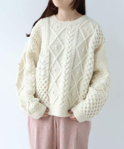 ネパールハンドニット プルオーバー（ニット/セーター）｜yuni（ユニ