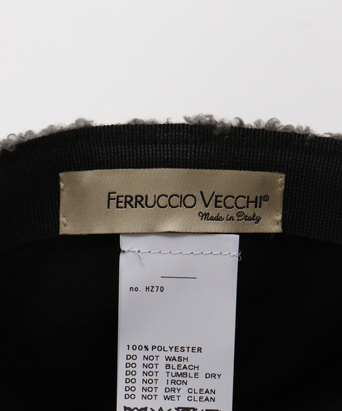 FRAMeWORK（フレームワーク）の「FERRUCCIO VECCHI boa キャップ（キャップ・レディース・グレー・FREE）」の11枚目の写真