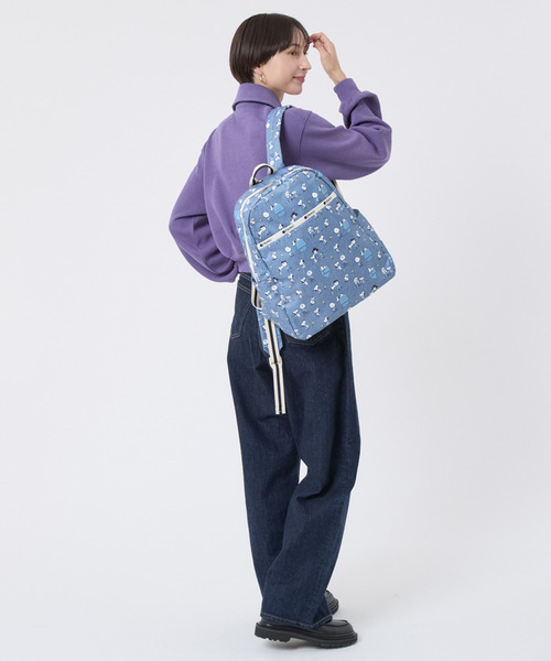 LeSportsac(レスポートサック)の「DAILY BACKPACK ピーナッツハッピーパルズ(バックパック/リュック・レディース・ブルー・FREE)」の3枚目の写真