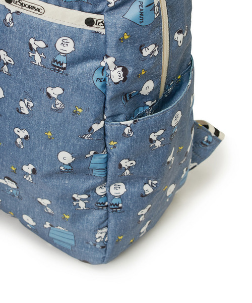 LeSportsac(レスポートサック)の「DAILY BACKPACK ピーナッツハッピーパルズ(バックパック/リュック・レディース・ブルー・FREE)」の8枚目の写真