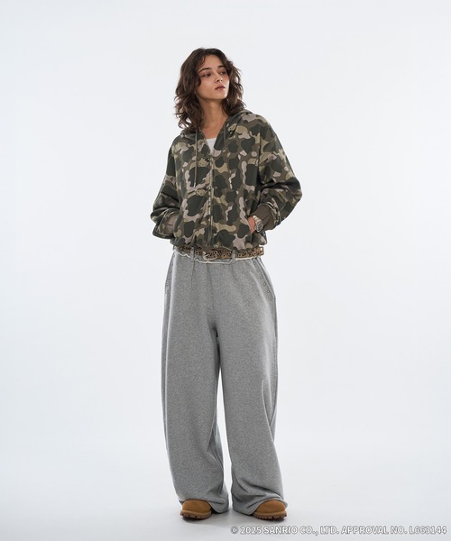 WISH FOR EVER(ウィッシュフォーエバー)の「A LOT OF“HELLO KITTY” DOUBLE ZIP HOODIE(パーカー・メンズ・ブラウン系カモフラージュ/グレー系カモフラージュ/グリーン系カモフラージュ・MEDIUM/LARGE/SMALL)」の22枚目の写真