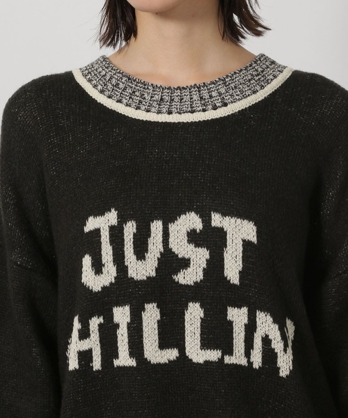 LAKOLE（ラコレ）の「ロゴモールジャガードニットプルオーバー / 602318（ニット/セーター・レディース・レッド/ブラック/ライトブルー/オフホワイト・FREE）」の15枚目の写真