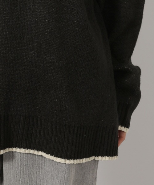 LAKOLE（ラコレ）の「ロゴモールジャガードニットプルオーバー / 602318（ニット/セーター・レディース・レッド/ブラック/ライトブルー/オフホワイト・FREE）」の17枚目の写真