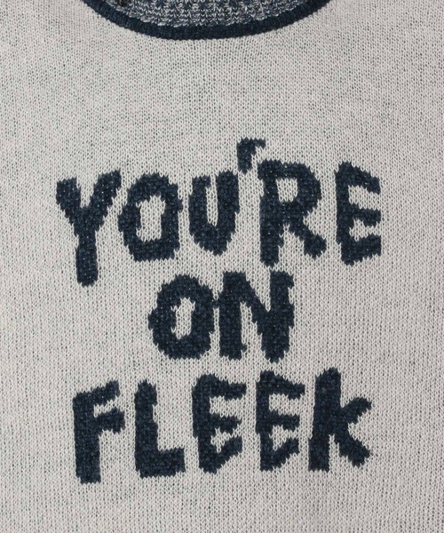 LAKOLE（ラコレ）の「ロゴモールジャガードニットプルオーバー / 602318（ニット/セーター・レディース・レッド/ブラック/ライトブルー/オフホワイト・FREE）」の7枚目の写真