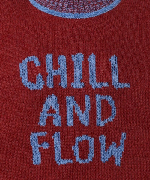 LAKOLE（ラコレ）の「ロゴモールジャガードニットプルオーバー / 602318（ニット/セーター・レディース・レッド/ブラック/ライトブルー/オフホワイト・FREE）」の10枚目の写真