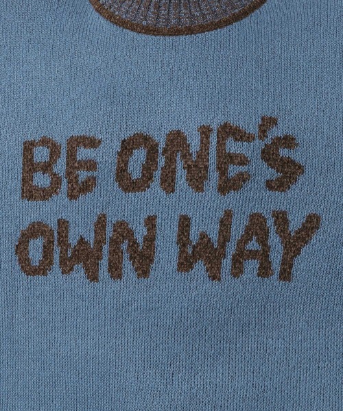 LAKOLE（ラコレ）の「ロゴモールジャガードニットプルオーバー / 602318（ニット/セーター・レディース・レッド/ブラック/ライトブルー/オフホワイト・FREE）」の9枚目の写真