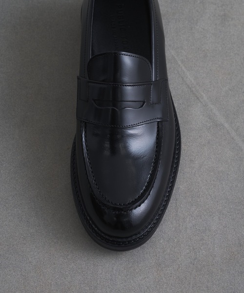 PUBLIC TOKYO(パブリックトウキョウ)の「SCOTCHGARDレザーローファー(ローファー・メンズ・ブラック・2/1/3)」の11枚目の写真