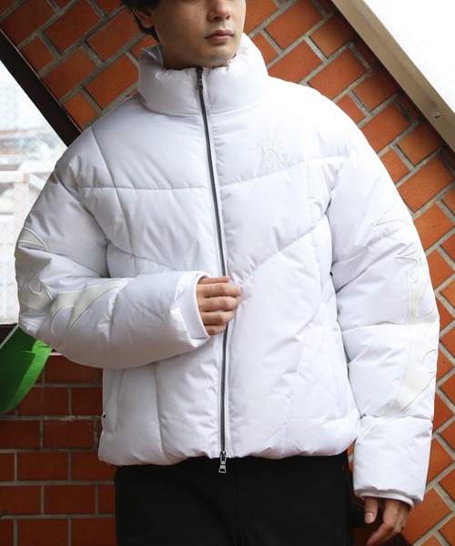 8(eight)(エイト)の「トライバルショートパファーブルゾン(ブルゾン・メンズ・ホワイト/ブラック・MEDIUM/X-LARGE/LARGE)」の8枚目の写真
