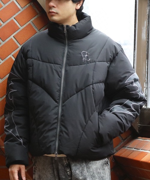 8(eight)(エイト)の「トライバルショートパファーブルゾン(ブルゾン・メンズ・ホワイト/ブラック・MEDIUM/X-LARGE/LARGE)」の18枚目の写真
