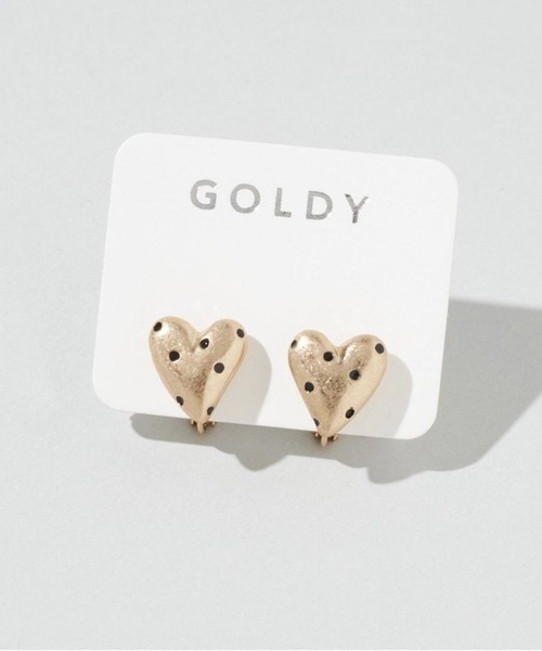 GOLDY(ゴールディ)の「【GOLDY】ハートドットイヤリング 2251201(イヤリング・レディース・ゴールド/シルバー系その他2/シルバー/ゴールド系その他2・FREE)」の10枚目の写真