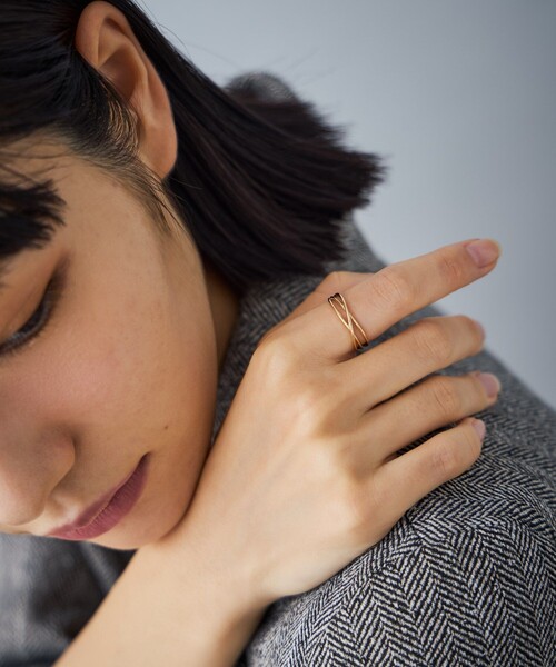 Jouete（ジュエッテ）の「[レイヤー] K10YG リング タングル（リング・レディース・イエローゴールド・9号/15号/13号/11号）」の4枚目の写真