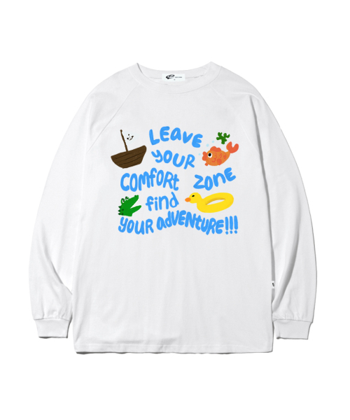 ESCAPEFROM(エスケープフロム)の「冒険に出かけるプリントロングスリーブホワイト(Tシャツ/カットソー・レディース・その他・MEDIUM/LARGE/SMALL)」の6枚目の写真
