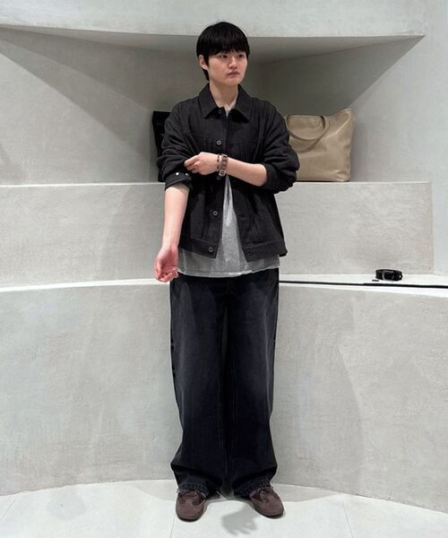 INSILENCE（インサイロンス）の「リネン トラッカージャケット MUD BLACK（デニムジャケット・レディース・その他・SMALL/MEDIUM/LARGE）」の7枚目の写真