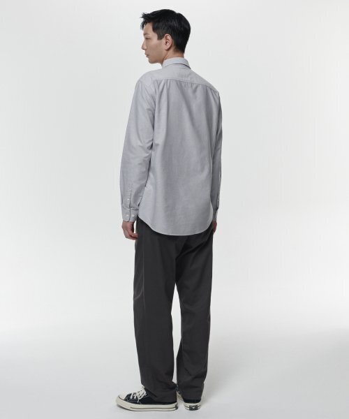 MUSINSA STANDARD（ムシンサスタンダード）の「ワンタックレギュラーフィットCcinoパンツ[ダークグレー]（その他パンツ・メンズ・その他・30/31/33/26/27/28/40/38/42/36/34/32/29）」の5枚目の写真