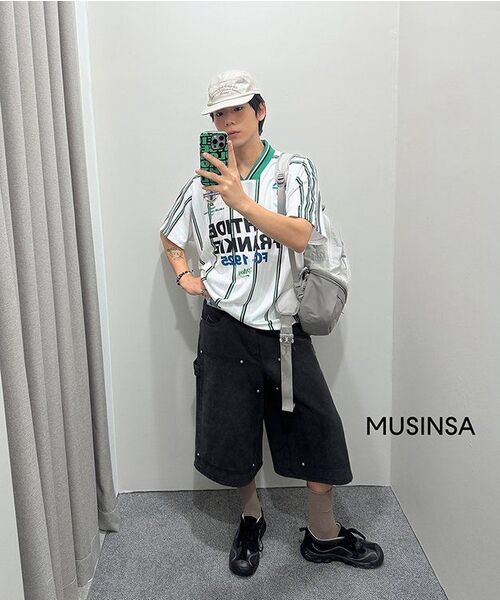 NOMANUAL(NOMANUAL)の「C.D.L BERMUDA PANTS - WASHED BLACK(その他パンツ・レディース・その他・SMALL/MEDIUM/LARGE)」の7枚目の写真