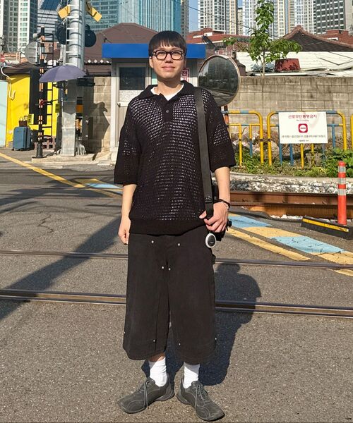 NOMANUAL(NOMANUAL)の「C.D.L BERMUDA PANTS - WASHED BLACK(その他パンツ・レディース・その他・SMALL/MEDIUM/LARGE)」の3枚目の写真
